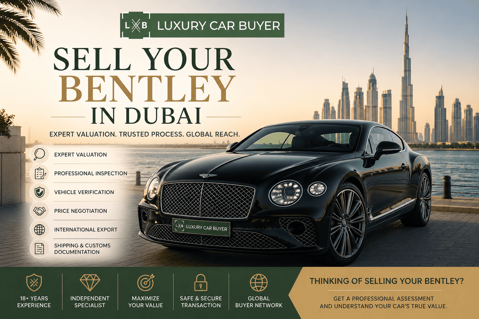 Sell Your Bentley in Dubai: Expert Valuation & Sale Guide