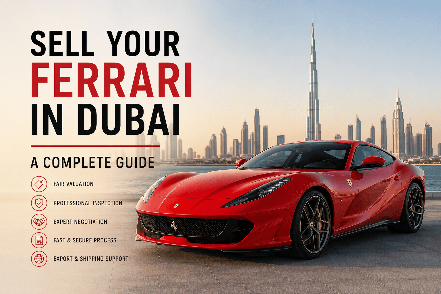 Sell Your Ferrari in Dubai: A Complete Guide to Getting the Best Price
