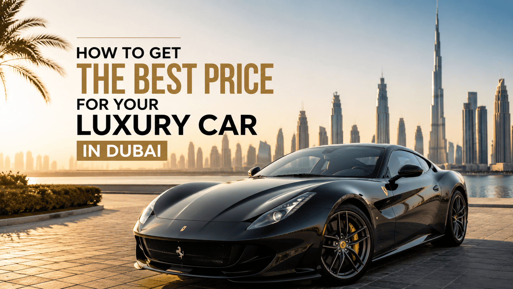 How to Get the Best Price for Your Luxury Car in Dubai