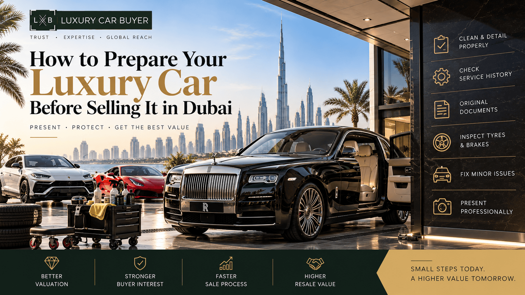 How to Prepare Your Luxury Car Before Selling It in Dubai